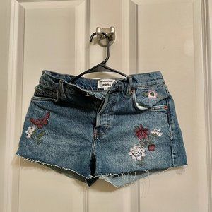 Reformation Charlie High Rise Jean Shorts